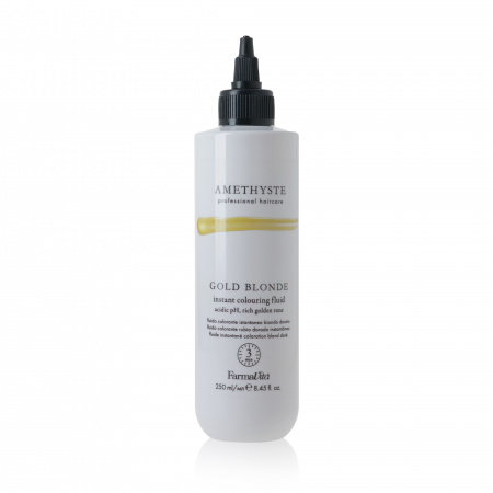 AMETHYSTE GOLD BLONDE INSTANT COLOURING FLUID
Флюид для мгновенного окрашивания, насыщенный золотистый тон
