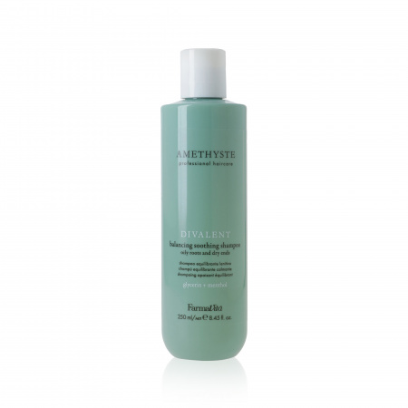 AMETHYSTE DIVALENT BALANCING SOOTHING SHAMPOO Балансирующий шампунь для жирных
корней и сухих кончиков 250ml

