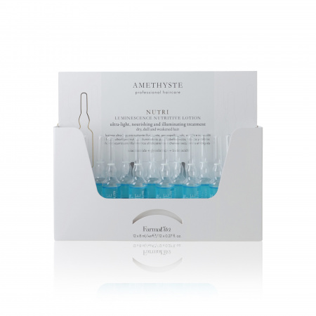 AMETHYSTE NUTRI LUMINESCENCE NUTRITIVE LOTION 12 X 8 ml Ультралегкий питательный лосьон для сухих, тусклых и ослабленных волос
