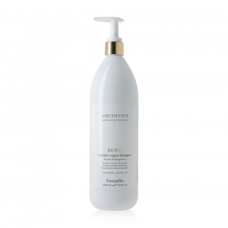 AMETHYSTE NUTRI NUTRITIVE REPAIR SHAMPOO Питательный восстанавливающий шампунь для всех типов поврежденных волос 1000ml