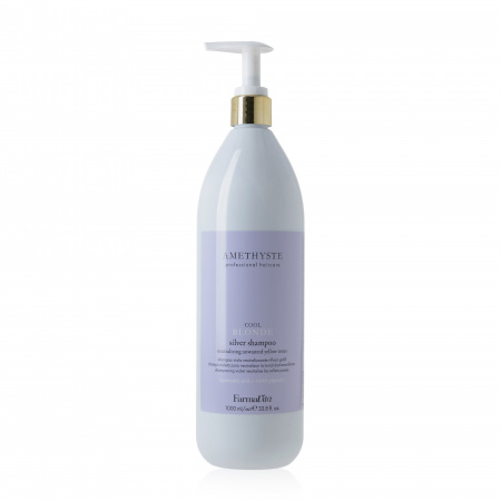 AMETHYSTE COOL BLONDE SILVER SHAMPOO Фиолетовый шампунь с нейтрализацией жёлтого оттенка 1000ml
